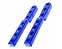 3RACING Auper D6 Aluminum Rear Body Post Blue - SAK-D6820/BU
