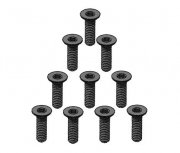 3RACING Advance 21 M2 x 7 Flat Head Hex Socket (10pcs) - TS-SFS207