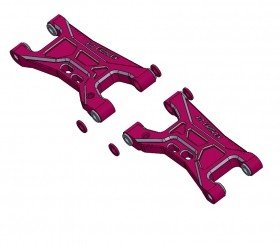 3RACING Sakura D4 Aluminum Rear Lower Suspension - SAK-D4805