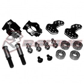 3RACING Sakura D4 Tiny KPI Knuckle(Black) for KIT-D4ARWD only - SAK-D4843/BK