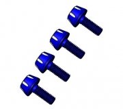 3RACING Sakura D5 AL One Piece Wheel Nuts (Blue) - SAK-D5657/BU