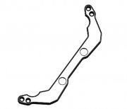 3RACING Sakura D5S Parts Steering Bridge - SAK-D510/A