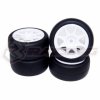 Sakura Mini MG RC CAR Rubber Tire Set For KIT-MINI MG - 3Racing SAK-MG20