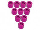 3RACING Sakura Zero Aluminium M3 Flat Washer 4.0mm (10 Pcs) - Pink - 3RAC-WF340/PK