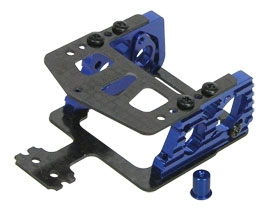 Kyosho Mini-Z MR-015 AL Motor Mount W/ Graphite Plate Ver. 2 For Mini-Z MR-02 RM - 3Racing KZ-06/V2/WO