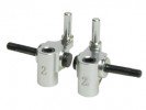 Kyosho Mini-Z MR-015 Aluminium Steering Block(2 Degree) - Silver Color For Mini-Z MR-02 MR-015 - 3RACING KZ-08/2/SI