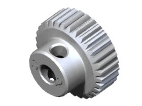 3RACING 64 Pitch Pinion Gear 32T (7075 w/ Hard Coating) - 3RAC-PG6432