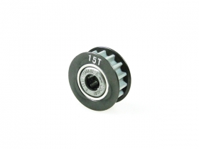 3Racing Aluminum Center One Way Pulley Gear T15 - 3RAC-3PYW/15