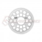 3RACING 64 Pitch Spur Gear 111T Ver.2 - 3RAC-SG64111/V2