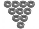 3RACING Aluminium M3 Flat Washer 2.0mm (10 Pcs) - Titanium - 3RAC-WF320/TI