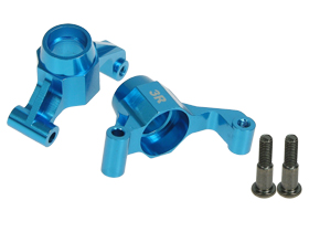 Tamiya M03M Aluminium Rear Hub Carrier 3 Degree - Light Blue Color - 3RACING M03M-12/3/LB