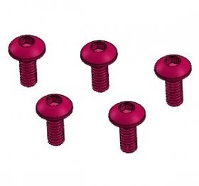 Tamiya Mini 4WD M2 x 5 Scoket Buttom Screw (Pink) - 3Racing M4WD-18/PK