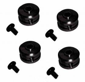 Tamiya Mini 4WD Aluminum Shaft Stopper -Black - 3RACING M4WD-38/BL