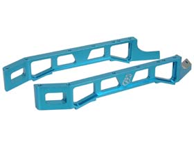 Team Losi Mini LST Aluminium Stiffener - Light Blue Color - 3RACING MST-16/LB