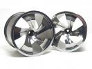 Traxxas Revo HPI Savage 21 /HPI Savage 25 /Traxxas Revo Aluminum Twister Wheel 40 Series - Wide Offset ( 1 Pairs ) - Titanium Color - 3RACING RE-059A/T2 Traxxas Revo HPI Savage 21 /HPI Savage 25 /Traxxas Revo Aluminum Twister Wheel 40 Series - Wide Offset ( 1 Pairs ) - Titanium Color - 3RACING RE-059A/T2
