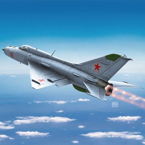 Academy 12320 - 1/48 Russian Air Force MiG-21PF Fishbed-D