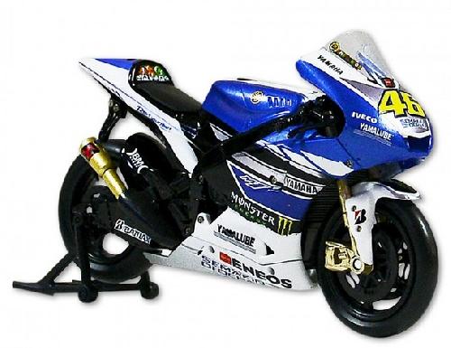 Aoshima #AO-08080 - 1/12 2013 Yamaha Factory Racing Team YZR-M1 Valentino Rossi No.46 (DIE-CAST)