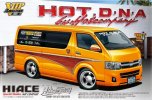 Aoshima AO-05071 - 1/24 No.9 Hot D.N.A Company 200 Series Hi Ace 2010