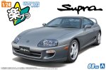 Aoshima 06772 - 1/24 Toyota JZA80 Supra 1996 Grayish Green Mica Metallic Snap Car 08-GG