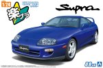 Aoshima 06774 - 1/24 Toyota JZA80 Supra 1996 Blue Mica Metallic Snap Car 08-BM
