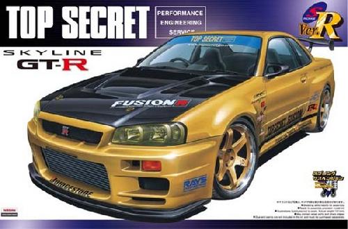 Aoshima AO-04172 - 1/24 No.86 Top Secret R34 Skyline GT-R Ver.R