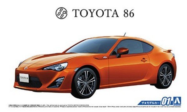 Aoshima 05152 - 1/24 ZN6 Toyota 86 \'12 The Model Car No.01