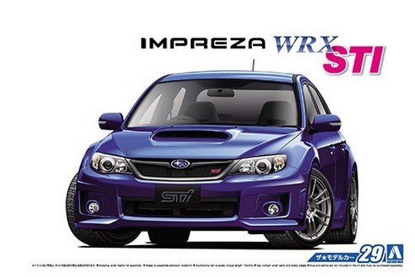 Aoshima 05235 -1/24 Subaru GRB Impreza WRX STI '10 No.29