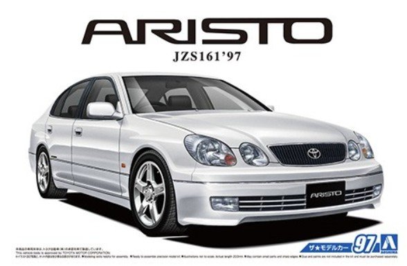 Aoshima 05668 - 1/24 Toyota Aristo JZS161 V300 Vertex Edition \'97 The Model Car No.97
