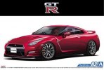 Aoshima 05154 - 1/24 Nissan R35 GT-R Pure Edition '14 The Model Car No.03