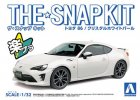 Aoshima 05418 - 1/24 Toyota 86 (Crystal White Pearl) The Snap Kit No.03-A