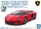 Aoshima 06347 - 1/32 Lamborghini Aventador S (Pearl Red) The Snap Kit 12-C