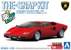 Aoshima 06533 - 1/32 Lamborghini Countach LP400 (Red) The Snap Kit 20-A