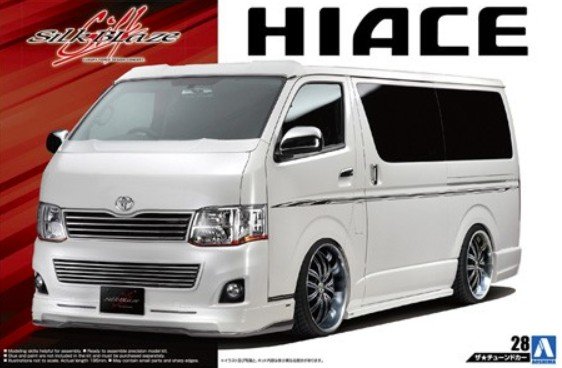 Aoshima 05359 - 1/24 Silk Blaze TRH200V Hiace Veriii \'10 (Toyota) The Tuned Car No.28