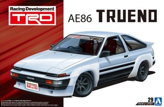 Aoshima 05360 - 1/24 TRD AE86 Trueno N2 Specification \'85 The Tuned Car No.29