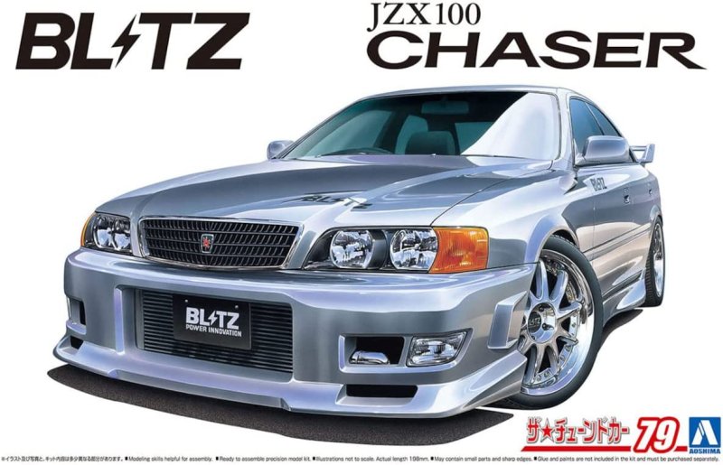 Aoshima 06565 - 1/24 Blitz JZX100 Chaser Tourer V 1996 The Tuned Car No.79