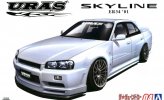 Aoshima 05534 - 1/24 URAS ER34 Skyline Type-R 2001 The Tuned Car No.4