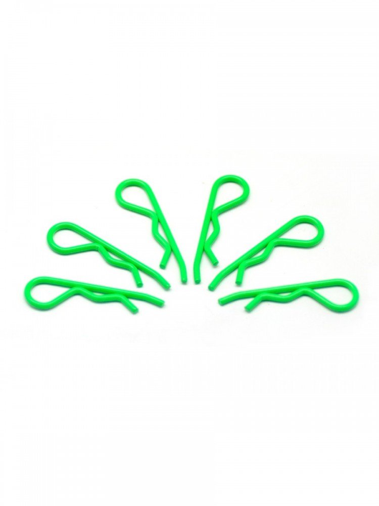 Arrowmax AM-103119 Body Clip 1/8 - Fluorescent Green (6)