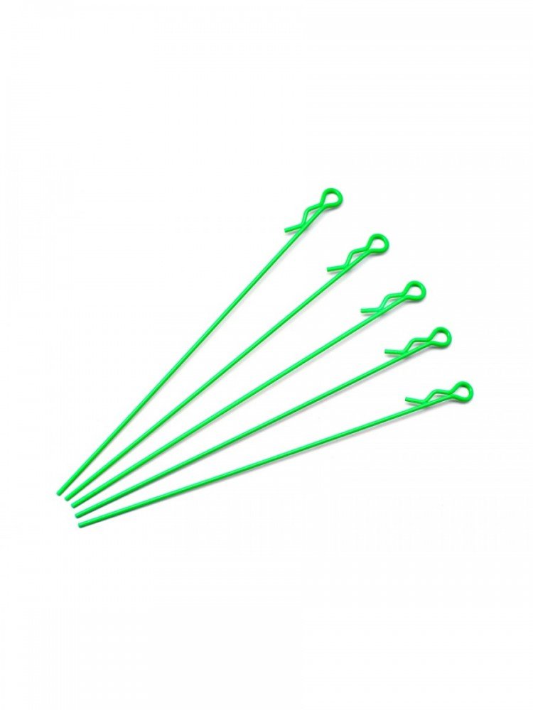 Arrowmax AM-103128 Extra Long Body Clip 1/10 - Fluorescent Green (5)