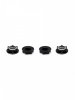 Arrowmax AM-030005-B Aluminium 1/8th Wheel Nuts Closed End / Lightweight (Black