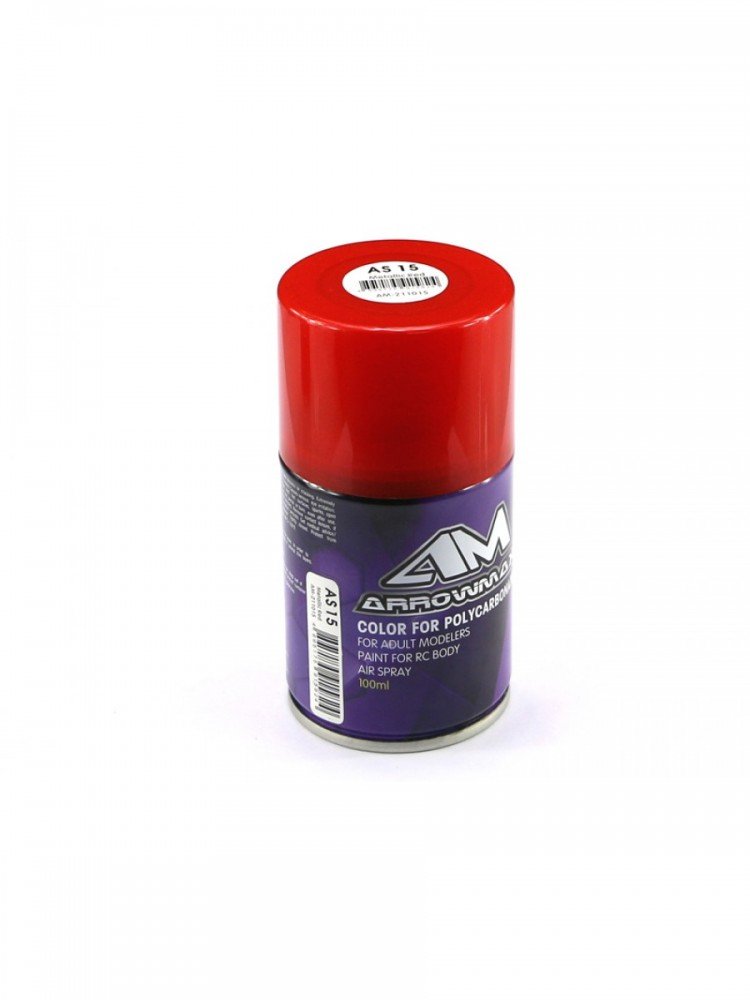 Arrowmax AM-211015 AM 100ml Paintsprays, AS15 Metallic Red