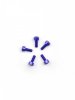 Arrowmax AM-14CH3008-P Aluminium Screw Allen Cilinder Head M3x8 Purple (7075) (5)