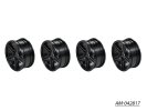 Arrowmax AM-042817 1/10 TC 5 Spoke Split Rims +3MM Offset Black (4)