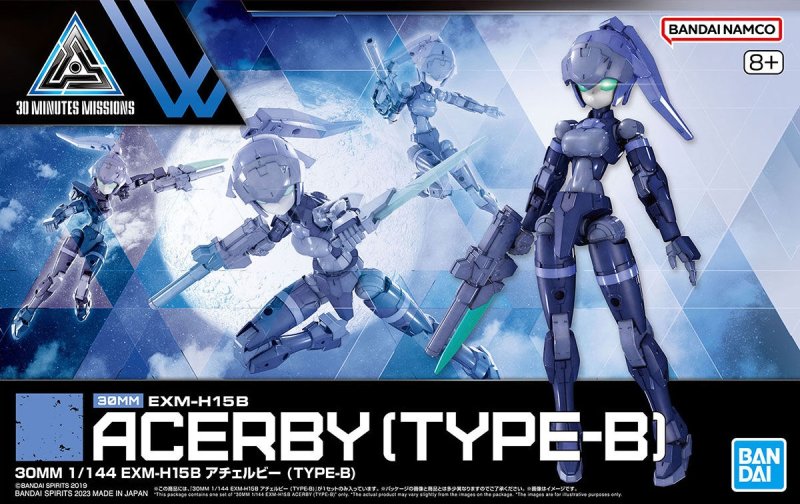 Bandai 5065715 - 30mm 1/144 EXM-H15B Acerby (Type-B)