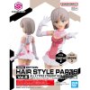 Bandai 5065462-BR - 30MS Option Hair Style Parts Vol.8 Type Straight Hair 2 (Brown 3)