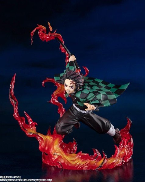 Bandai 61513 - Tanjiro Kamado Total Concentration Demon Slayer: Kimetsu no Yaiba Figuarts Zero