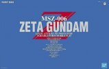 Bandai 5064233 - PG 1/60 Z-Gundam MSZ-006