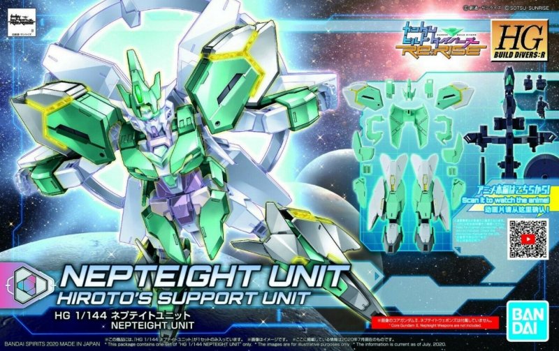 Bandai 5059544 - 1/144 HGBDR 031 Nepteight Unit