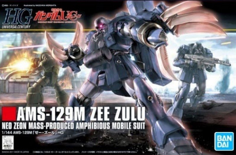 Bandai 5064091 - HGUC 1/144 Zee Zulu AMS-129M No.132