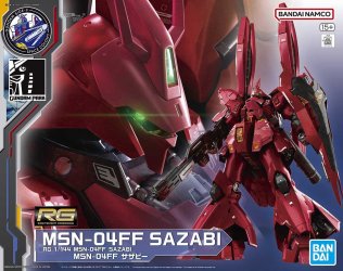 Bandai 5065386 - RG 1/144 MSN-04FF Sazabi Gundam Model Kit
