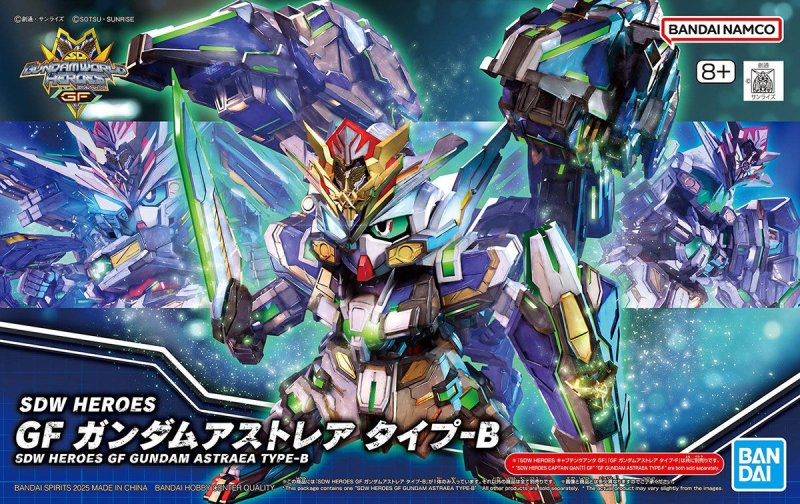 Bandai 5068364 - SDW Heroes GF Gundam Astraea TYPE-B